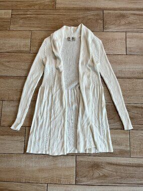 Womens Jillian Nicole Cream Offwhite Cardigan - PM